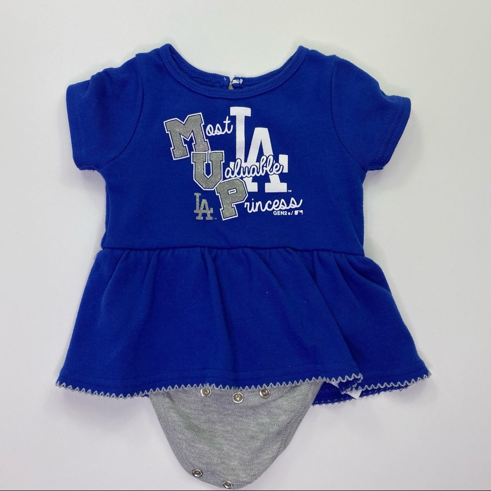 LA DODGERS: Baby Girl Most Valuable Princess Dress
